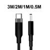 Laptop Charging Cable USB C To DC5.5x2.1mm Connection Extension Cord Enhances Charging Speed Braided Line