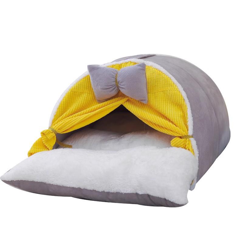 Haustierbedarf Katzenbett Vier Jahreszeiten Universal Geschlossenes Katzenbett Zelt Warme Vorräte