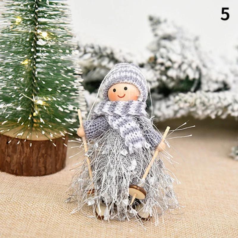 Ski Girls New Year Gift Cute Christmas  Doll Xmas Tree Ornament Christmas Decoration for Home 2021  Decor