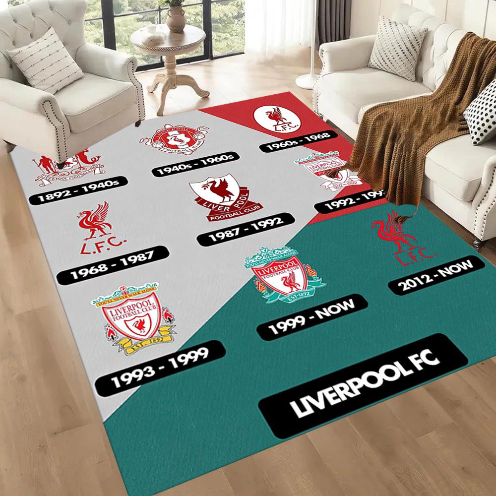 Liverpool Football Club Area Rug Design For Dormitory Study Room Decorate Room Game Room Antislip Carpet Decorate Offices Best For Christmas