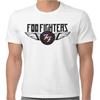 Official Foo Fighters T Shirt Flash Wings Dave Grohl White New XXL