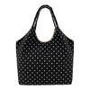 Koreanische Gepunktete Ein-Schulter-Canvas-Tragetasche - Große Handtasche für Damen für Studenten & Pendler