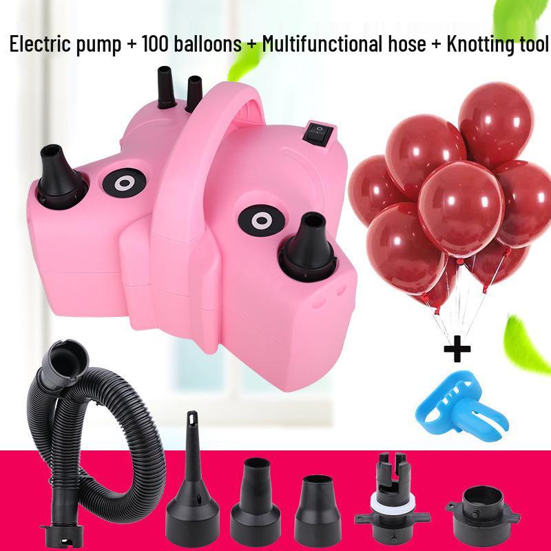 Elektrische Doppelport-Ballonpumpe - Automatischer Aufbläser für Festivals