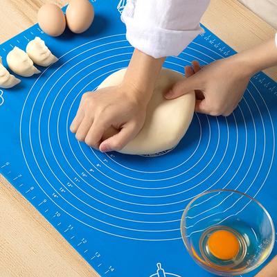 70/64/40Cm Silikon Knetmatte Antihaft Keks Kuchen Backmatte Fondant Pizza Keks Ausrollmatte Teig Mehl Tischunterlage