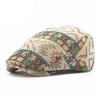 Painter Ethnic Style Berets Hat Adjustable Newsboy Flat Cap Fashion Retro Newsboy Caps  Male Female