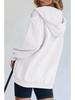 Teen Casual Zipper Hoodie with Turn-down Collar