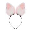 Bunny Ear Headband with Charms Plush Rabbit Costume Furry One Size