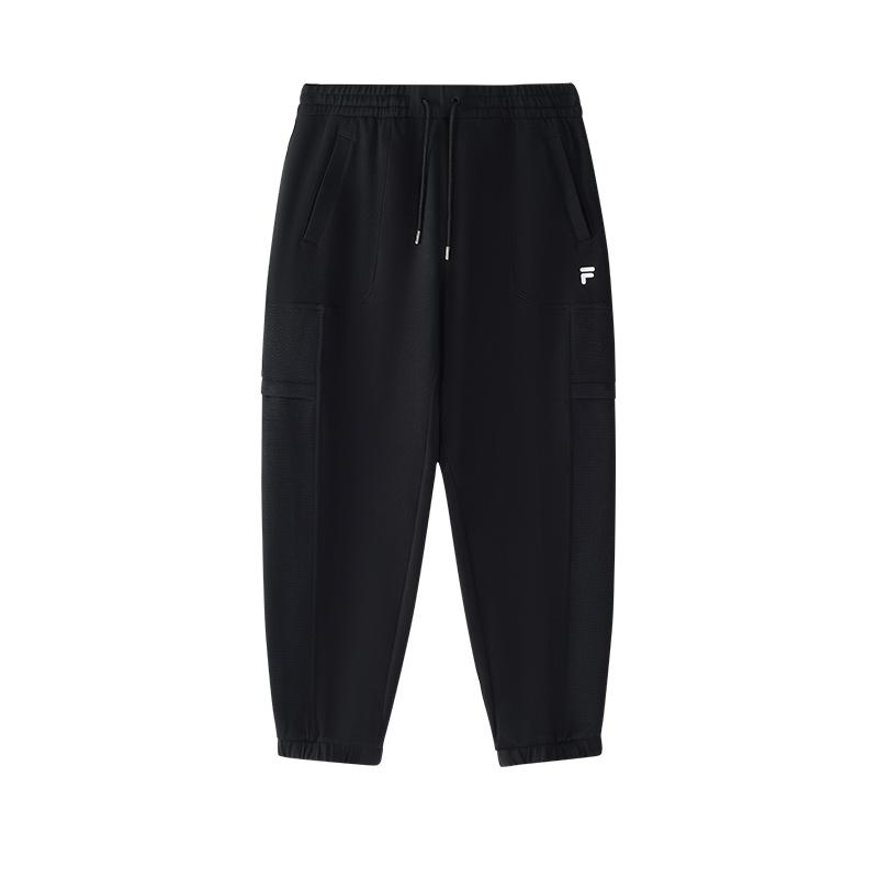 FILA FUSION Knitted Sweatpants Men's Jet Black T11M445604FBK
