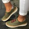 Large Size Women's Shoes Flat Bottom Color Matching Loafers Women's Platform Casual Shoes Sports Style One Pedal Single Shoes Women