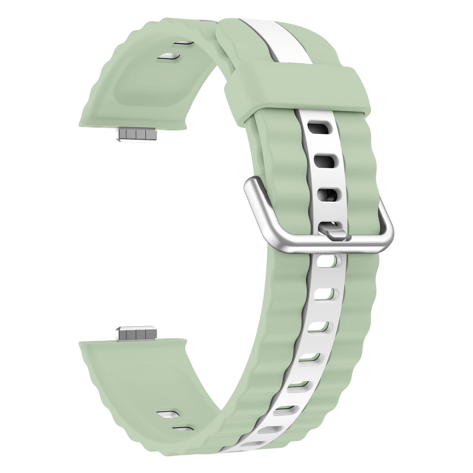 

Спортивный силиконовый ремешок для Huawei Watch Fit 4 Pro двухцветный ремешок дышащий браслет Correa для Huawei Fit3 Fit4 Pro аксессуары For Huawei Fit 4 Pro