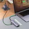 Ugreen CM512 Multiport USB-C Hub: Dual USB-A 3.0, HDMI, Ethernet, SD/TF Card Reader, 100W Power Delivery - Gray