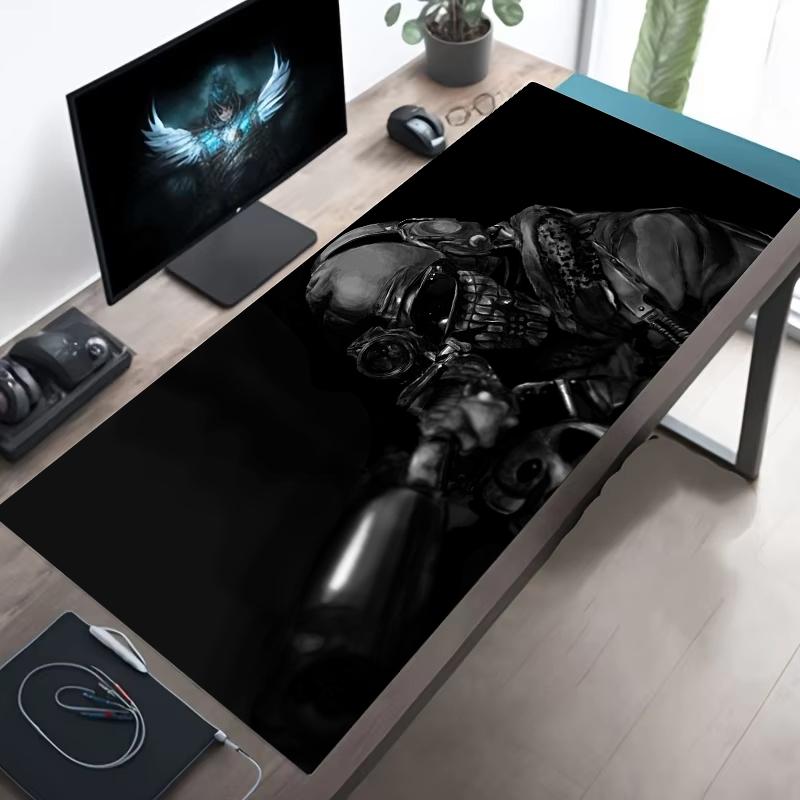 Tactical Sniper Soldier Military Style Extended Gaming Mouse Pad Large Desk MatNonSlip AntiDirt Extended Desk Mat