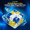 Kula-Puzzle 3D Kostka Rubika z Labiryntem Dziecięcy Labirynt Fidget Toy Logiczne Myślenie Redukcja Stresu Edukacyjny Prezent Urodzinowy