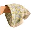 Delicate Lace Patterns Vintage Lace Hairband Plaid Triangle Scarf