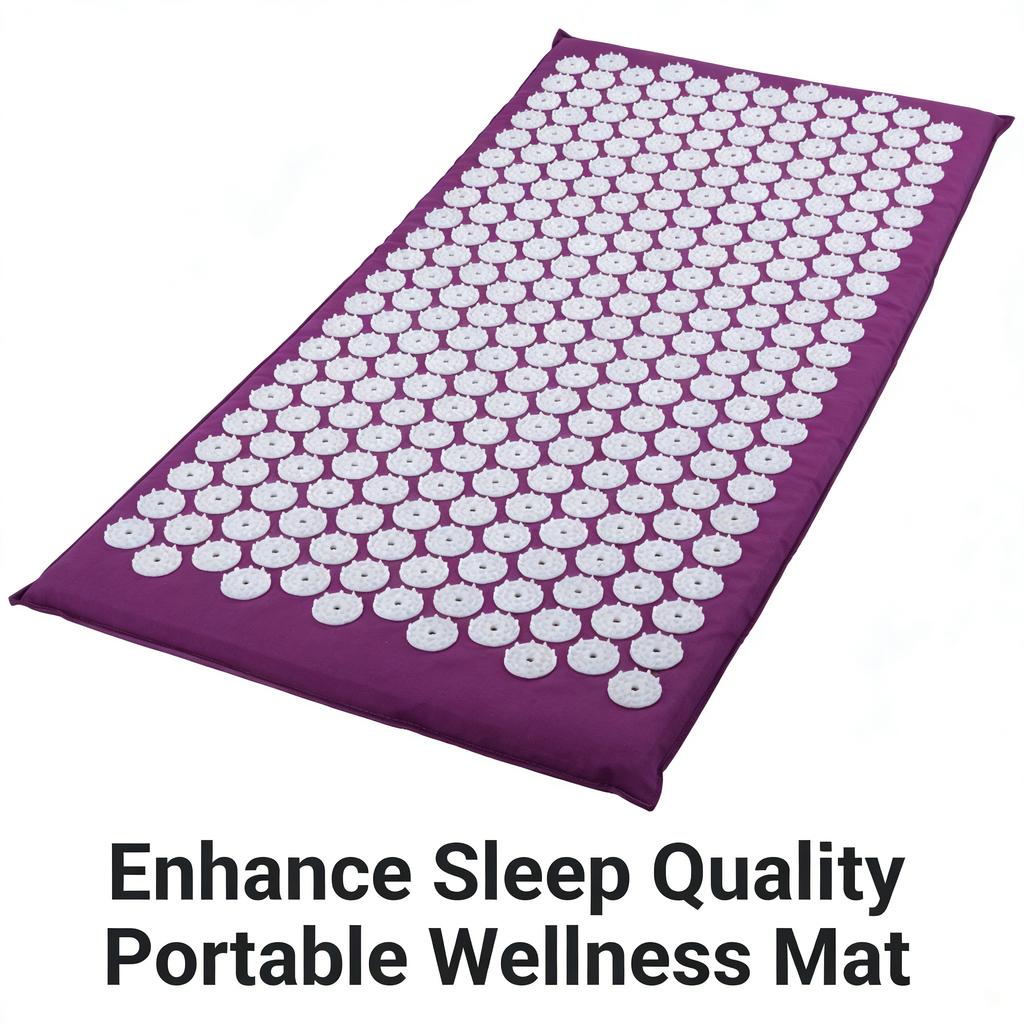 Acupressure Mat for Pain Relief, Portable Relaxation Mat for Multiple Uses