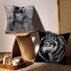 Animal Wolf Fun Cushion Cover Car Throw Pillow Case For Sofa Car Christmas Gift