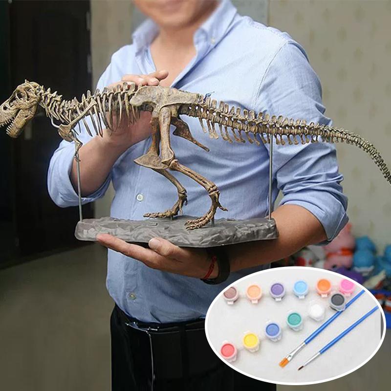 Youngsters High-Standard-Quality Boys Self-Assembly High-Quality Large High-Quality Dinosaur High-Quality Skeleton High-Quality Coloring Play Sets