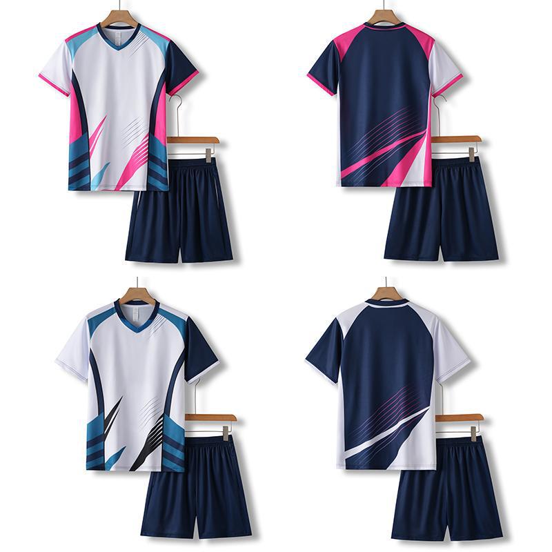 Sneldrogende Volleybal Team Uniform Set voor Heren en Dames - Professionele Wedstrijd- en Trainingskleding