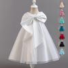 White Princess Dress for Girls - Birthday, Party, Piano Performance, Costume