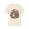 Tiny Chaos Raccoons Crew T-Shirt | Vintage Mischief Animal Tee