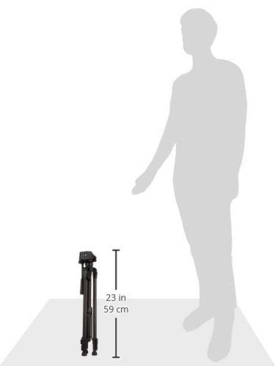 HAKUBA Aluminum Tripod Black Lightweight Quick Shoe Function Total Height 151cm Attaches To Convenient for Smartphone Photography and Video Storage