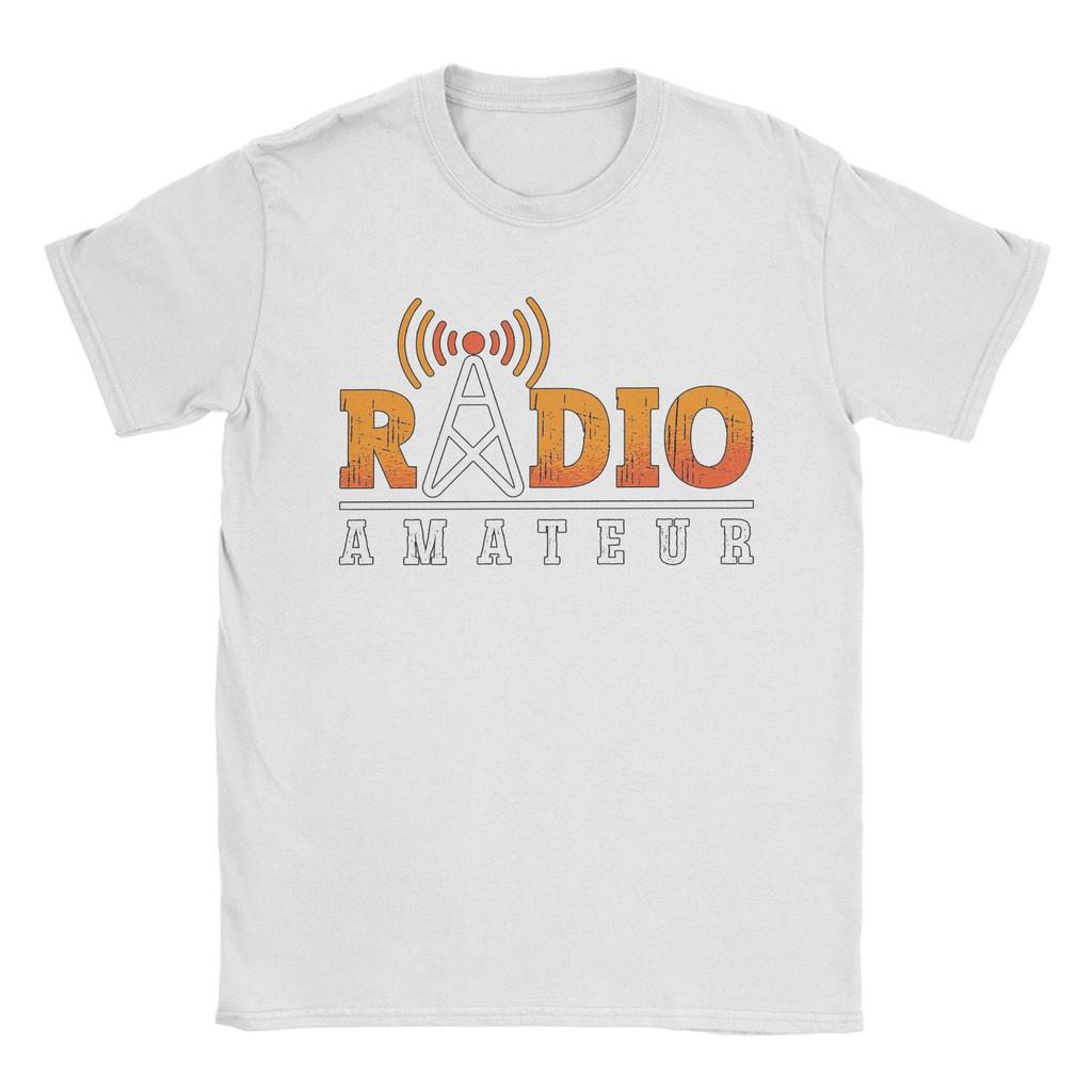 Ham Radio Amateur TShirt Summer Novelty T Shirts Unisex Cotton Round Neck Plus Size XL Clothes Short Sleeves YK Funny Tshirt