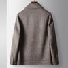 Men's Woolen Jacket Autumn and Winter Lapel Tooling Version Light Luxury Business Double-sided Woolen Warm Casual Youth Jacket Tide