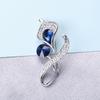 Crystal Calla Lily Brooch Women'S Coat Pin Light Luxury Style Suit Sweater Accessories