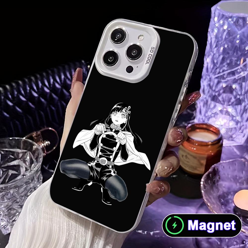 Mato seihei Ren Yamashiro White Translucent MagSafe Mobile Phone Case for iPhone 17 16 15 14 13 12 11 X XR XS Air Pro Max Plus