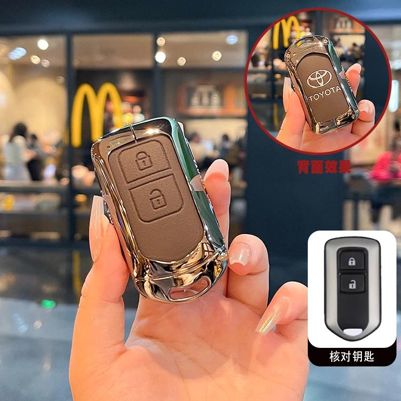 Compatible with Toyota Vios FS Key Cover for Older YARiS L, LEXI, and Yaris Models - Car Key Bag with Shell