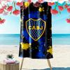 Boca Juniors Print Strandtuch, Großes Weiches Schnelltrocknendes Handtuch für Strand Camping Schwimmen