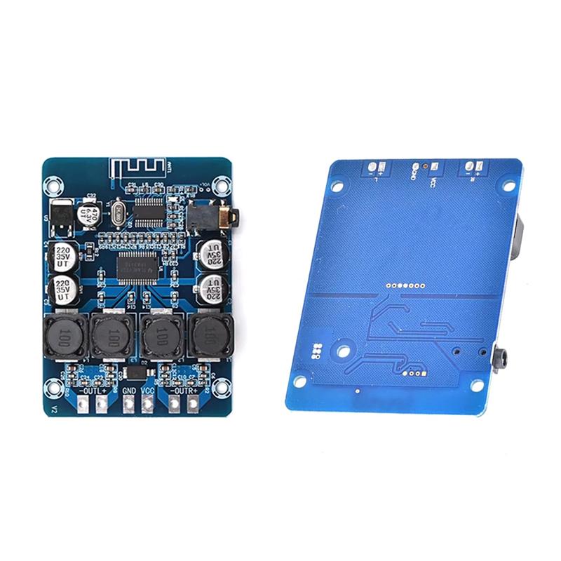

ABUO-TPA3118D2 High-Power DC12-28V Audio Amplifier Board XH-M314 2Pcs Bluetooth Support 45W+ 45W Output