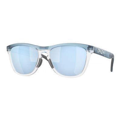 Oakley Przezroczyste Design Wtryskowe Okrągłe Okulary Przeciwsłoneczne Męskie Niebieskie