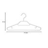 Shinkohanger MonoCloset Shirt Hangers, Set of 5, White
