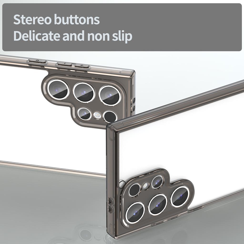 For Samsung Galaxy S24 Ultra Case TPU+Acrylic Phone Back Cover Anti Yellowing