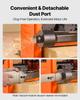 Dickenhobel, Dreimesser, 330 mm Arbeitsbreite, Leistungsstarker Tischhobel, 2000 W 23500 U/min Starker Motor, Doppelwalzen, Überlastschutz, Einzel