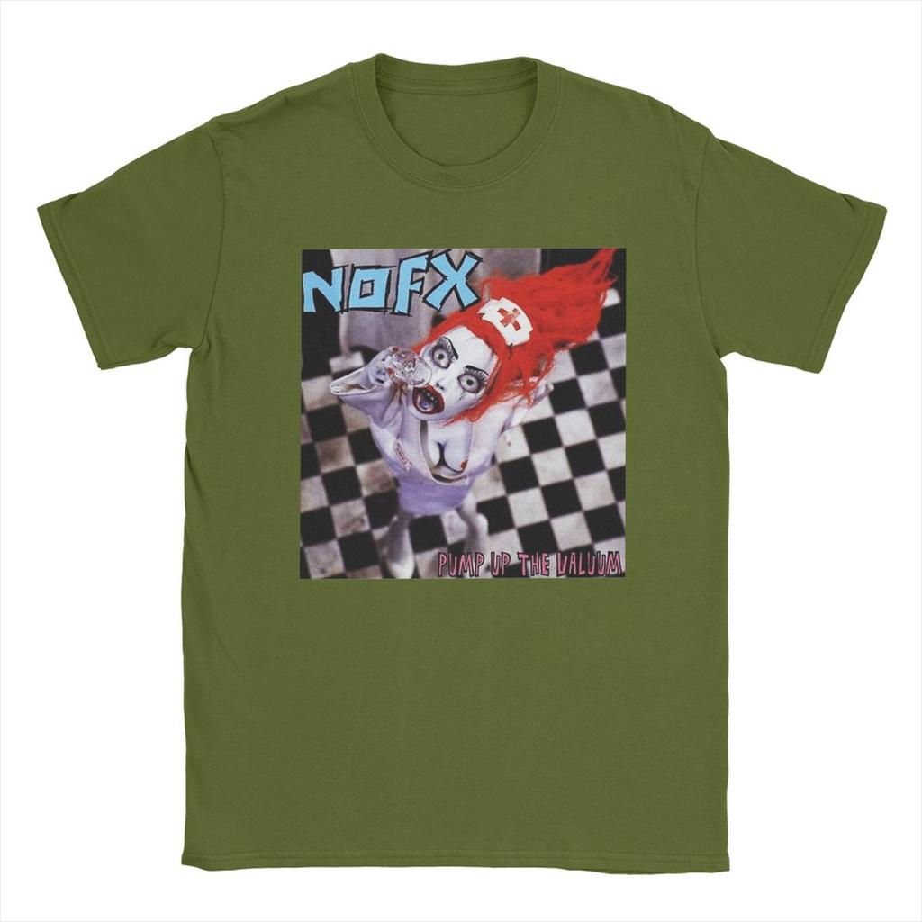 Unisexs Nofx Band T Shirt Cotton Clothes Novelty Short Sleeve Round Collar Tees Printing TShirt