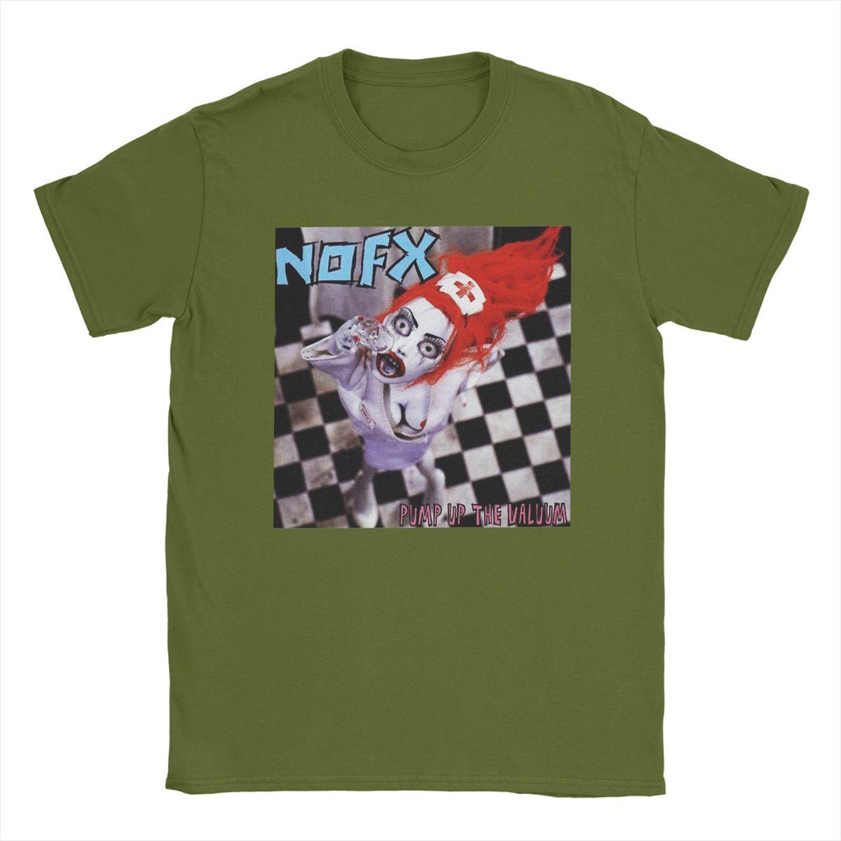 

Men s Nofx Band T Shirt 100% Cotton Clothes Novelty Short Sleeve Round Collar Tees Printing T-Shirt 4XL