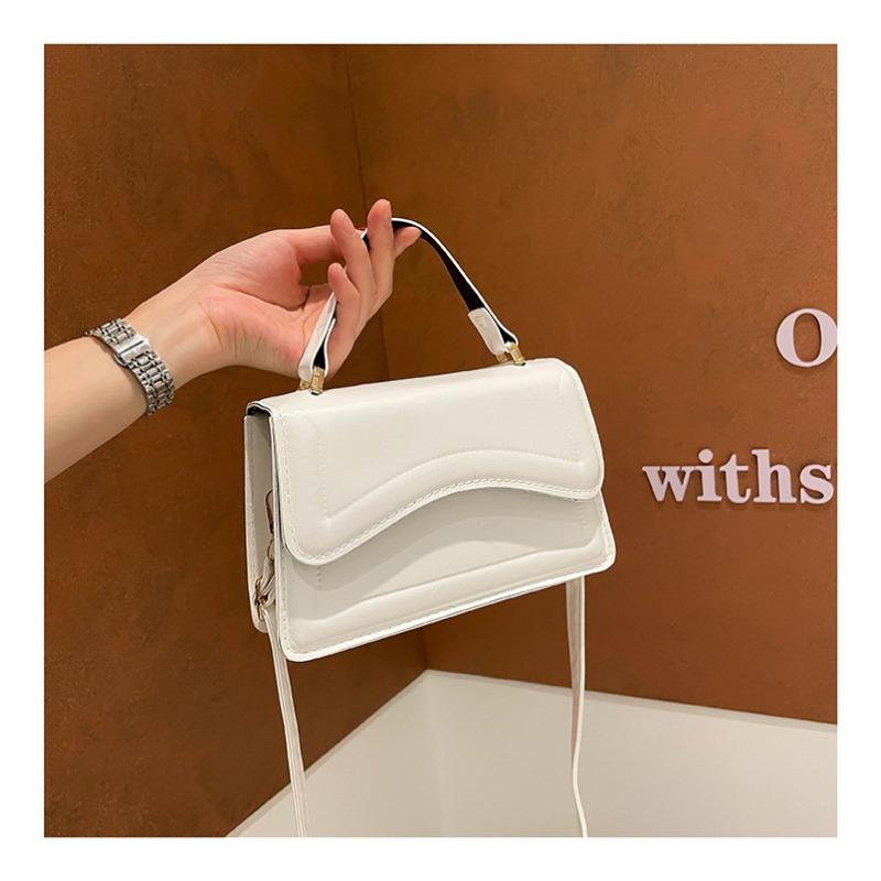 Women Daily Casual Solid Color Small Square Crossbody Shoulder Handbag