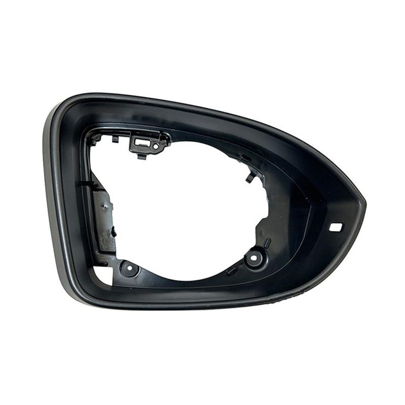 For VW Golf 8 MK8    Car Rearview Mirror Rain Eyebrow Protector Cover Rainproof Frame ABS Mirror Replacement Part