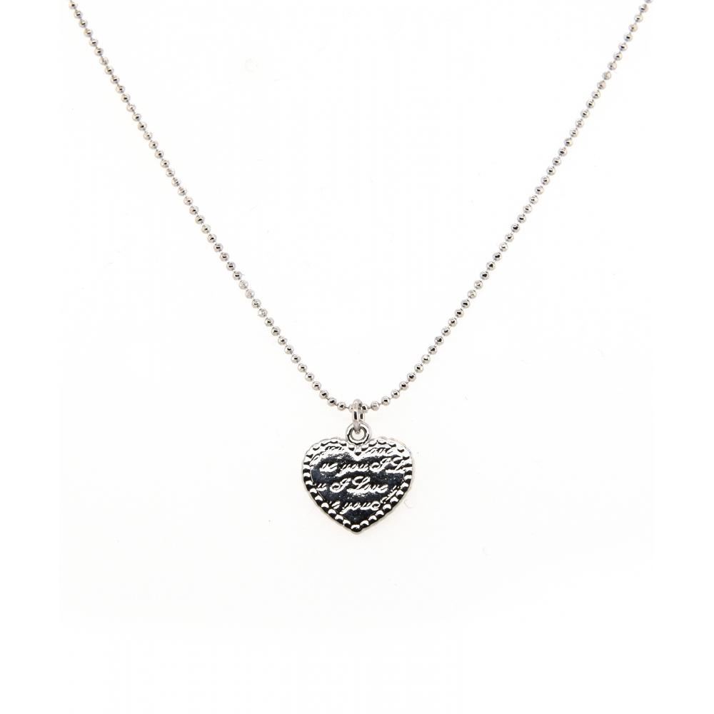 

SCALETTO EET203 Ожерелье с милым сердечком и надписью