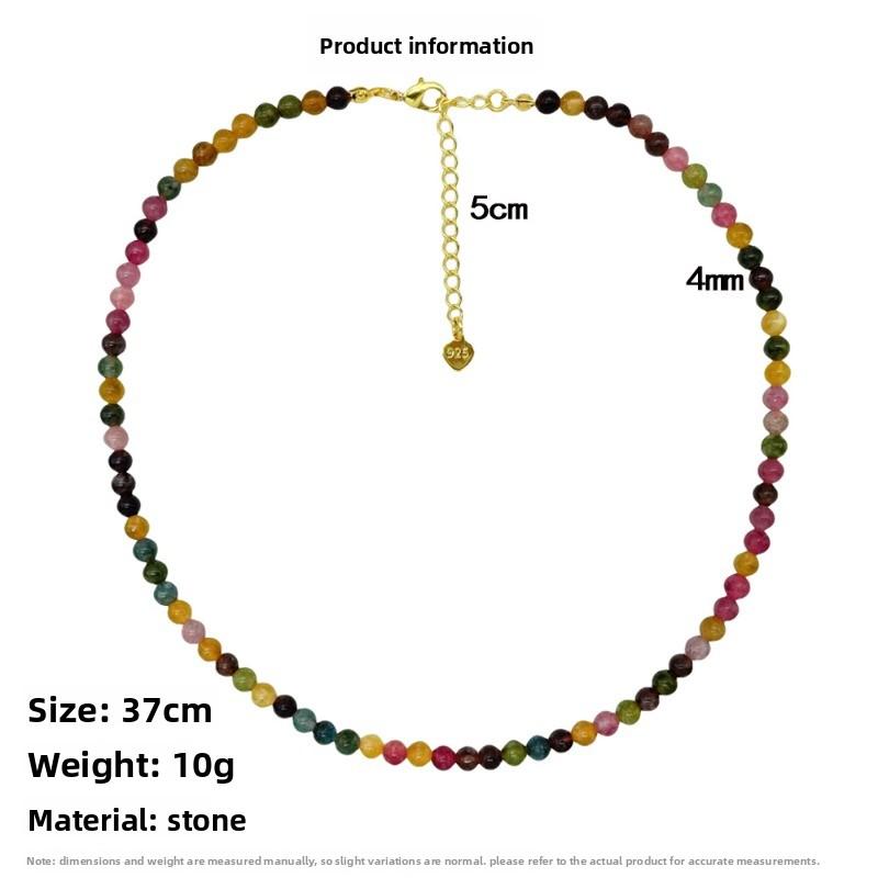 Meier Vintage Agate Chalcedony Beaded Necklace - Women's Medieval Style Cheongsam Accessory, Colorful Sweater Chain