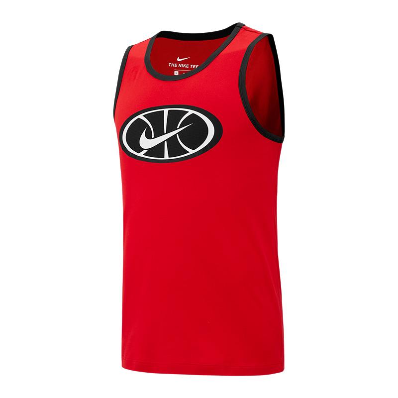 

Nike Dry Basketball Tank Top Breathable Quick-Dry Soft Comfortable Men Tops Red BQ3676-657 XL