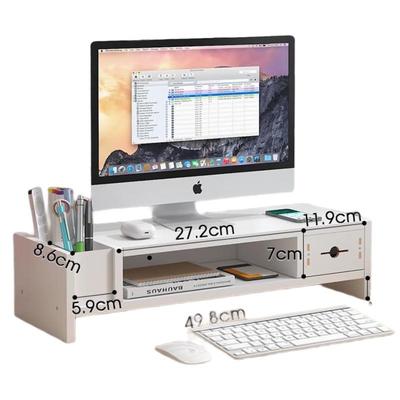 Desktop Monitor Stand with Organizer