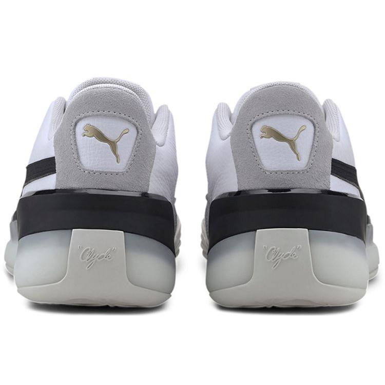 New PUMA Clyde Hardwood White Black 193663-01