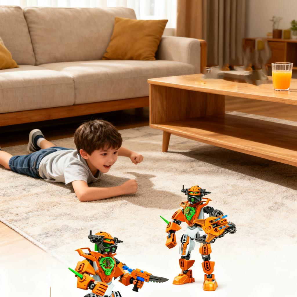 Small Model Puzzle Assembly Building  Table Placement Toys