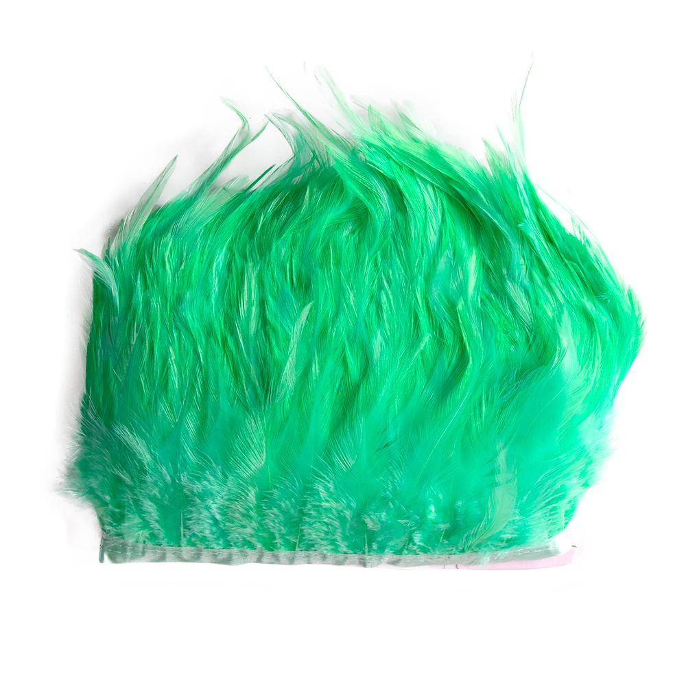 Feather1Meter Saddle Pheasant Feathers Fringe Trim for Crafts Dress Decoration Free Natural Rooster Feather Multicolor Chicken Plumes