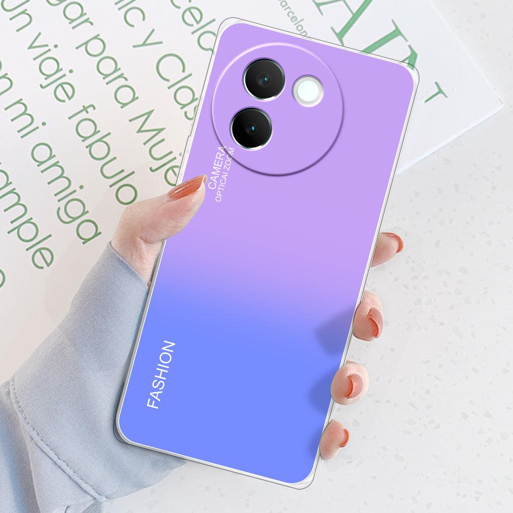 For Vivo V30E 5G Case Back Cover For Vivo Y200i 5G Funda Shockproof Clear Soft Silicone Phone Case on Vivo T3X 5G Protect Coque