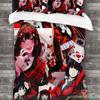 Kakegurui Yumeko Bedding Set Single Twin Full Queen King Size Bed Set Aldult Kid Bedroom Duvetcover Sets Print Luxus Bettbezug