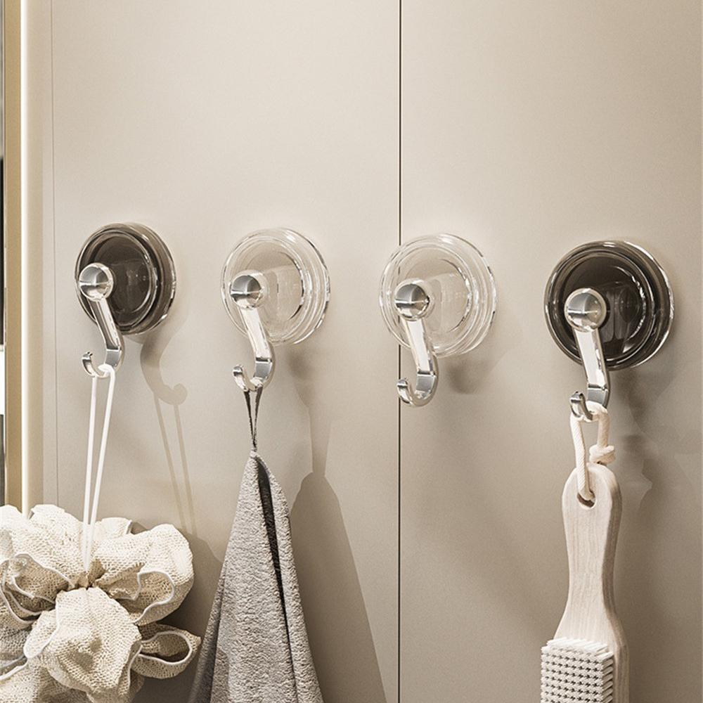 1/2PCS Suction Cup Hook Easy Installation No Damage To Walls Stylish And Modern Sleek And Stylish Space-saving Design
